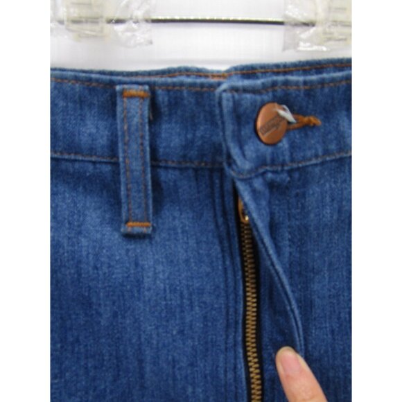 VINTAGE Wrangler Jeans 38 Short Bootcut Denim Work Cowboy USA 38X29 - Picture 2 of 8